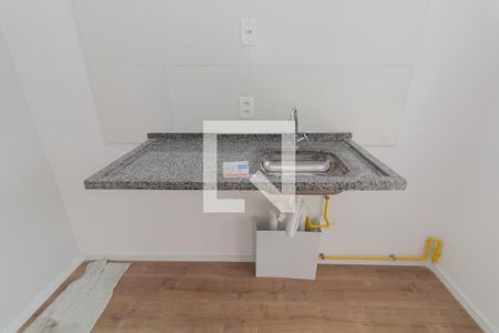 Sala/Cozinha de apartamento à venda com 2 quartos, 30m² em Cidade Antônio Estêvão de Carvalho, São Paulo