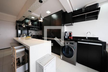 Sala/Cozinha de apartamento à venda com 2 quartos, 58m² em Vila Rio Branco, São Paulo