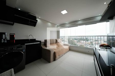 Sala/Cozinha de apartamento à venda com 2 quartos, 58m² em Vila Rio Branco, São Paulo