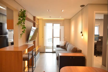 Sala de apartamento à venda com 2 quartos, 54m² em Vila Leopoldina, Santo André