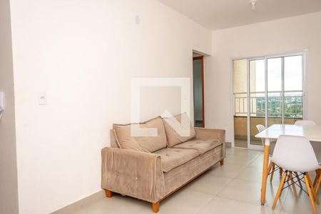 Sala de apartamento para alugar com 2 quartos, 59m² em Balneario Salto Grande, Americana