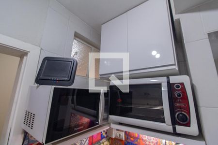 Cozinha de apartamento à venda com 1 quarto, 28m² em República, São Paulo