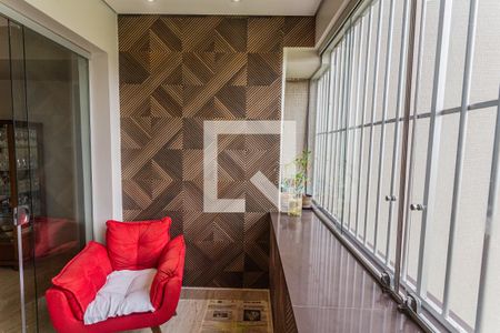 Varanda da Sala de apartamento para alugar com 3 quartos, 77m² em União, Belo Horizonte
