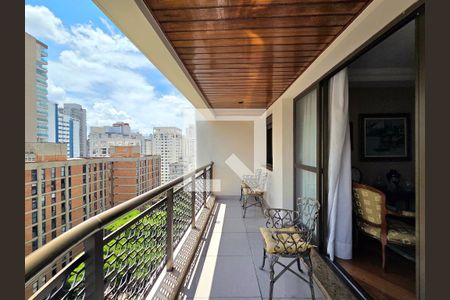Varanda de apartamento à venda com 4 quartos, 170m² em Moema, São Paulo