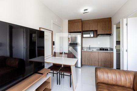 Sala de apartamento à venda com 1 quarto, 28m² em Vila Romana, São Paulo