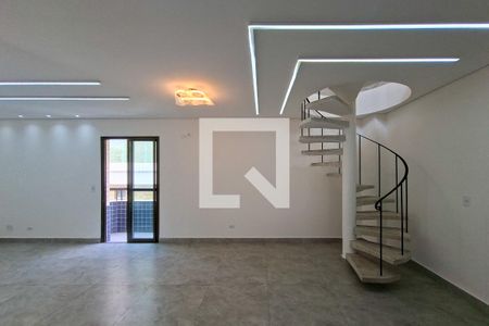 Sala de apartamento para alugar com 3 quartos, 160m² em Canto do Forte, Praia Grande