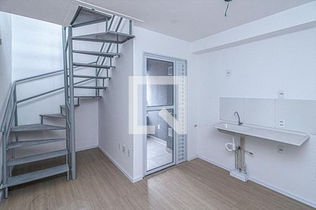 sala e cozinha_3 de apartamento para alugar com 1 quarto, 63m² em Vila Santo Estefano, São Paulo