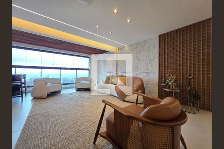 Sala de apartamento à venda com 4 quartos, 166m² em Vila da Serra, Nova Lima