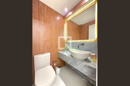 Lavabo  de apartamento à venda com 4 quartos, 166m² em Vila da Serra, Nova Lima