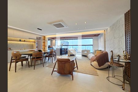 Sala de apartamento à venda com 4 quartos, 166m² em Vila da Serra, Nova Lima