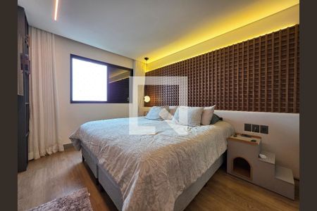 Quarto Suíte  de apartamento à venda com 4 quartos, 166m² em Vila da Serra, Nova Lima