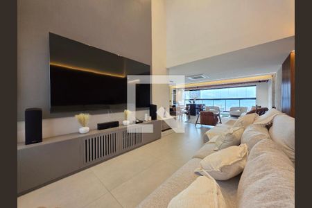 Sala TV  de apartamento à venda com 4 quartos, 166m² em Vila da Serra, Nova Lima