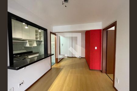 Sala de apartamento para alugar com 1 quarto, 60m² em Vila Rosa, Novo Hamburgo