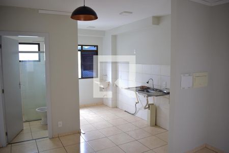 Sala/Cozinha de apartamento para alugar com 2 quartos, 55m² em Recanto das Palmeiras, Ribeirão Preto