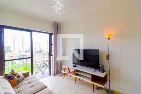 Sala de Estar de apartamento à venda com 3 quartos, 78m² em Vila Campo Grande, São Paulo