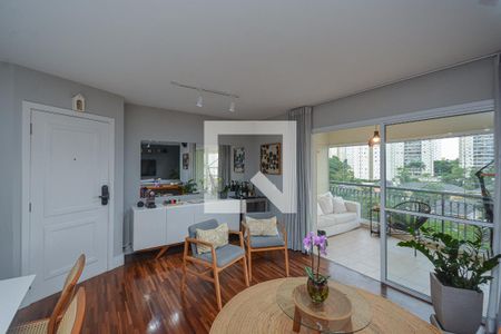 Sala de apartamento à venda com 3 quartos, 120m² em Vila Campo Grande, São Paulo