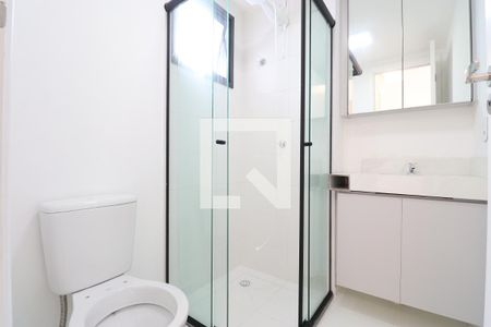 Banheiro de apartamento para alugar com 1 quarto, 24m² em Barra Funda, São Paulo