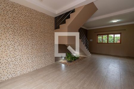 Sala de Estar/Jantar  de casa de condomínio para alugar com 3 quartos, 125m² em Residencial Real Park Sumaré, Sumaré
