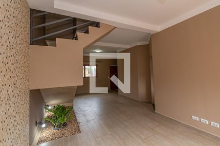 Sala de Estar/Jantar  de casa de condomínio para alugar com 3 quartos, 125m² em Residencial Real Park Sumaré, Sumaré