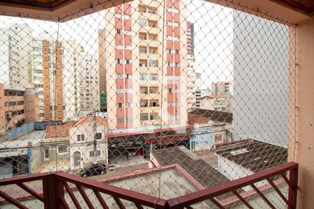 VISTA DA SACADA de apartamento à venda com 1 quarto, 49m² em Cambuí, Campinas