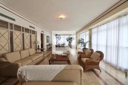 Sala de apartamento para alugar com 5 quartos, 501m² em Centro, Guarujá