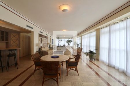 Sala de apartamento para alugar com 5 quartos, 501m² em Centro, Guarujá