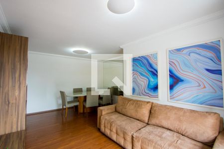 Sala de apartamento para alugar com 3 quartos, 90m² em Parque Sao Vicente, Santo André