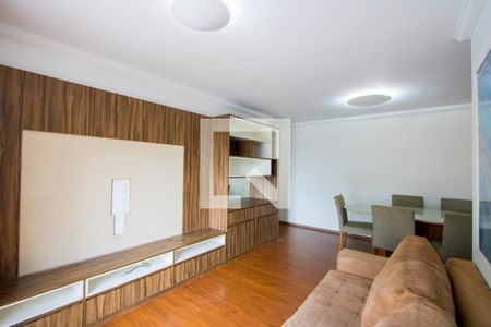 Sala de apartamento para alugar com 3 quartos, 90m² em Parque Sao Vicente, Santo André