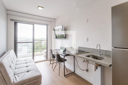 Sala/Cozinha de apartamento para alugar com 1 quarto, 30m² em Moema, São Paulo