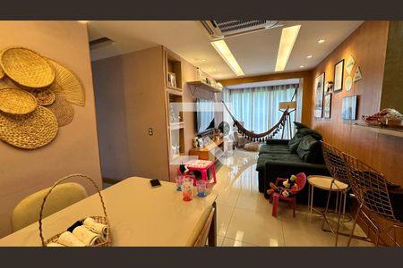 Sala de apartamento para alugar com 3 quartos, 120m² em Recreio dos Bandeirantes, Rio de Janeiro