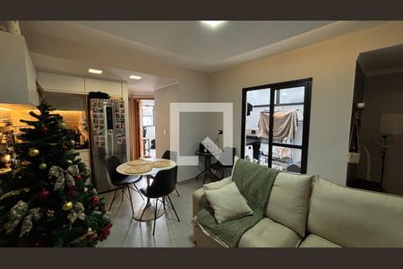 Sala - Sala de Jantar  de apartamento à venda com 2 quartos, 44m² em Vila Scarpelli, Santo André