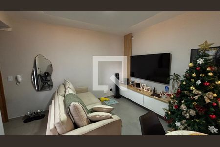 Sala - Sala de Jantar  de apartamento à venda com 2 quartos, 44m² em Vila Scarpelli, Santo André