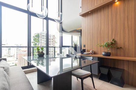 Sala de Jantar de apartamento para alugar com 2 quartos, 95m² em Vila Olímpia, São Paulo