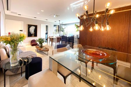 Sala de apartamento à venda com 4 quartos, 145m² em Cidade Nova, Belo Horizonte