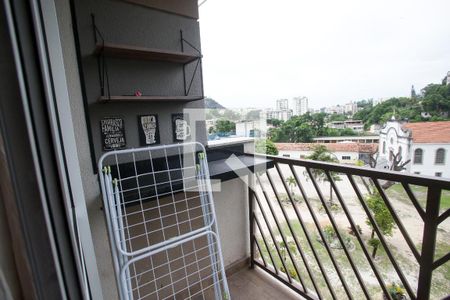 Varanda da Sala de apartamento para alugar com 2 quartos, 56m² em Pechincha, Rio de Janeiro