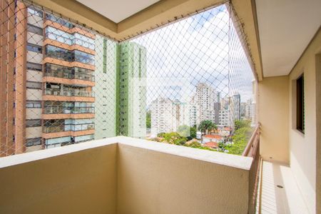Varanda da sala de apartamento à venda com 4 quartos, 124m² em Jardim, Santo André