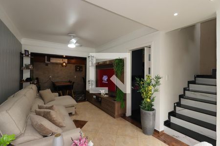 Sala de casa de condomínio à venda com 3 quartos, 132m² em Vila Metalúrgica, Santo André