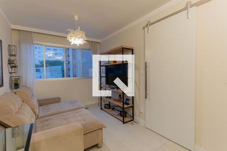Sala de apartamento à venda com 1 quarto, 55m² em Cambuí, Campinas