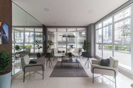 Hall de Entrada de kitnet/studio para alugar com 1 quarto, 40m² em Vila Mogilar, Mogi das Cruzes