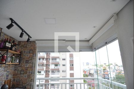 Varanda gourmet de apartamento à venda com 2 quartos, 68m² em Vila Apiai, Santo André