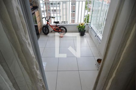 Varanda gourmet de apartamento à venda com 2 quartos, 68m² em Vila Apiai, Santo André