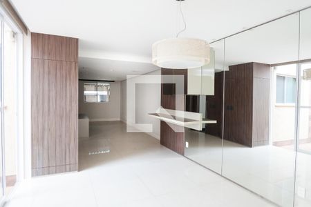 sala de casa de condomínio para alugar com 4 quartos, 176m² em Buritis, Belo Horizonte