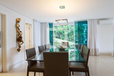 Sala de Jantar de casa de condomínio à venda com 4 quartos, 466m² em A Definir Em Campo, Nova Lima