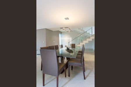 Sala de Jantar de casa de condomínio à venda com 4 quartos, 466m² em A Definir Em Campo, Nova Lima