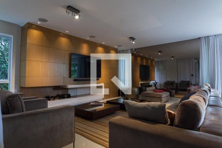 sala de casa de condomínio à venda com 4 quartos, 466m² em A Definir Em Campo, Nova Lima