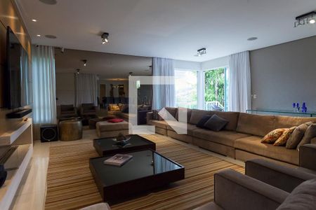 sala de casa de condomínio à venda com 4 quartos, 466m² em A Definir Em Campo, Nova Lima