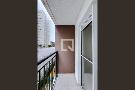 Varanda da Sala de apartamento para alugar com 1 quarto, 27m² em Brás, São Paulo