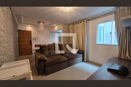 Sala de apartamento à venda com 3 quartos, 176m² em Vila Camilópolis, Santo André