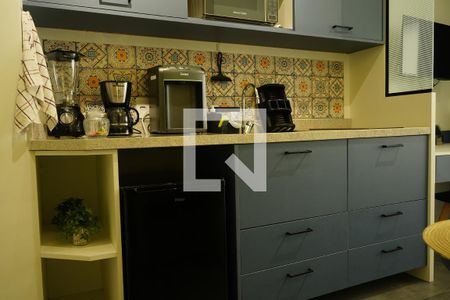 Cozinha - Armários de kitnet/studio à venda com 1 quarto, 24m² em Tatuapé, São Paulo