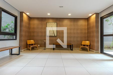Área comum de kitnet/studio para alugar com 1 quarto, 26m² em Santo Amaro, São Paulo